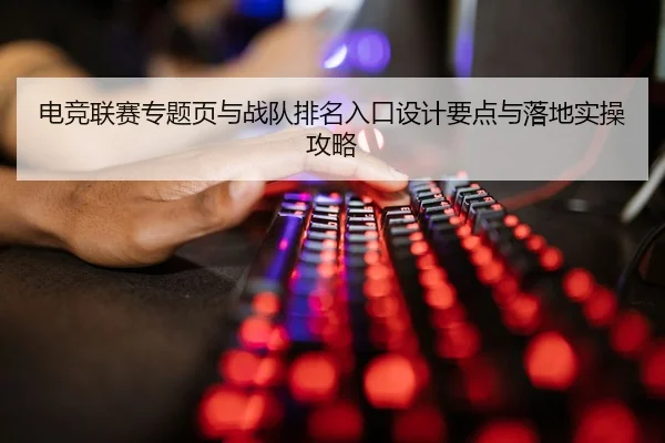 电竞联赛专题页与战队排名入口设计要点与落地实操攻略